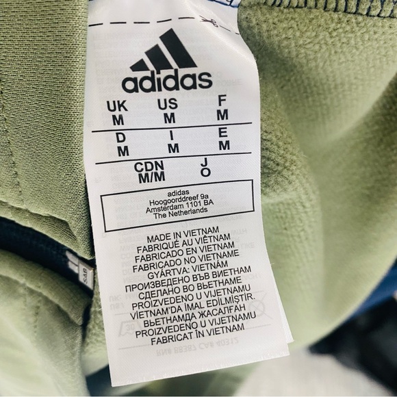 Adidas  Men's Aeroready Full Zip Hooded Track Jacket Olive Green Size Medium - Picture 6 of 7